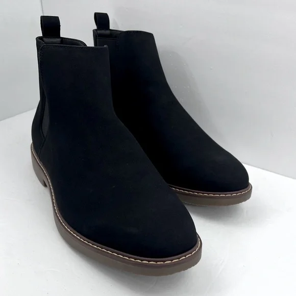 SONOMA GOODS FOR LIFE W/ORTHOLITE eco TECHNOLOGY, CHUKKA BOOTS, SIZE 13, BLACK - Picture 5 of 11